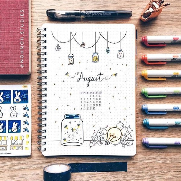 Идеи Bullet Journal трекер настроение