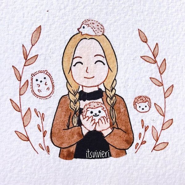 Рисунки в стиле itsvivieri