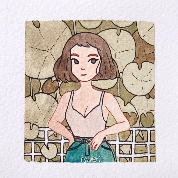 Рисунки в скетчбук девочки itsvivieri