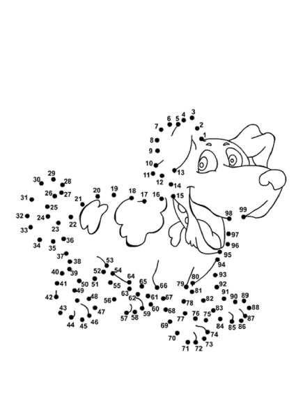 Рисование по точкам с цифрами