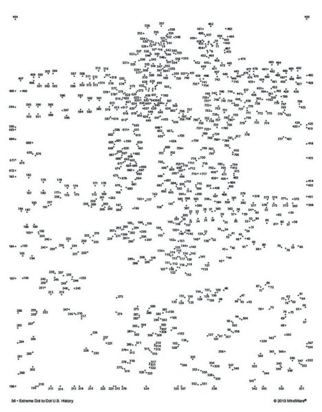 Узоры по точкам сложные