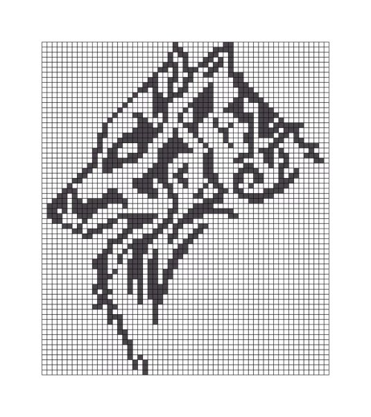 Рисунки по клеточкам в тетради сложные