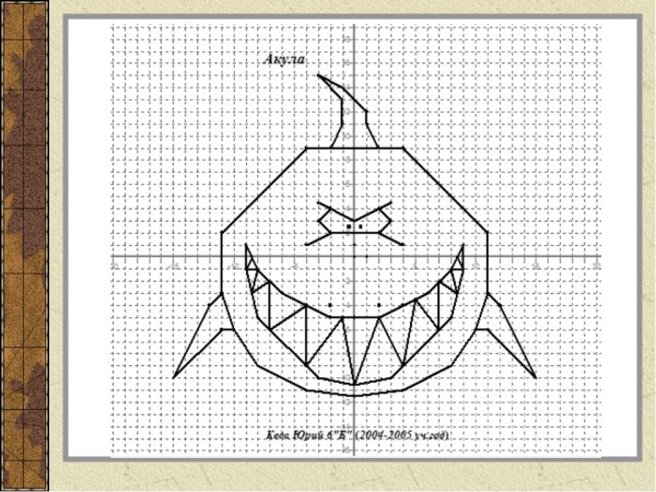 Рисование на миллиметровой бумаге