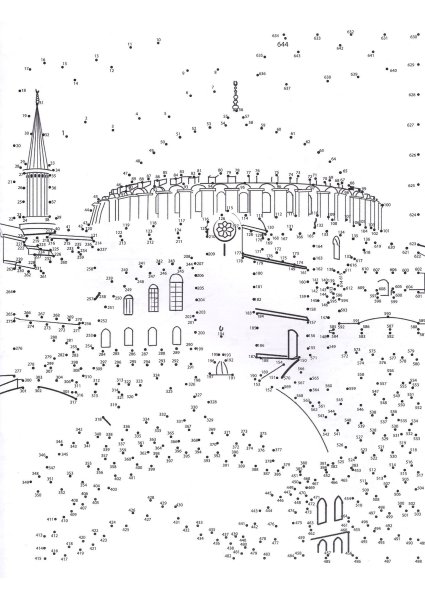 Рисование по цифрам сложные