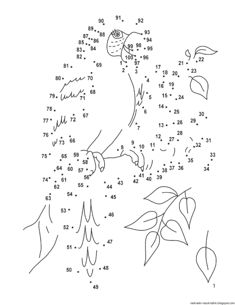 Рисование по точкам с цифрами