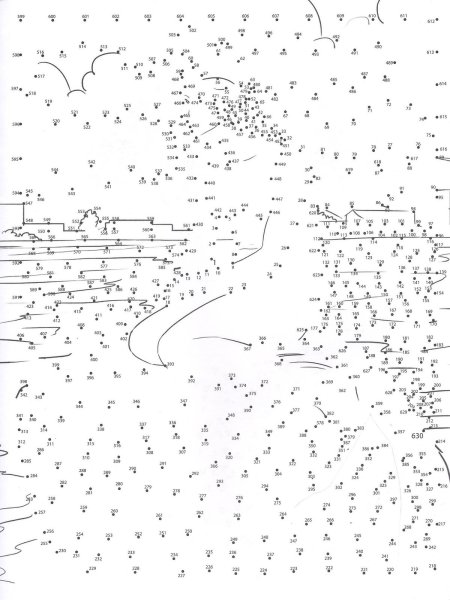 Рисование по цифрам сложные
