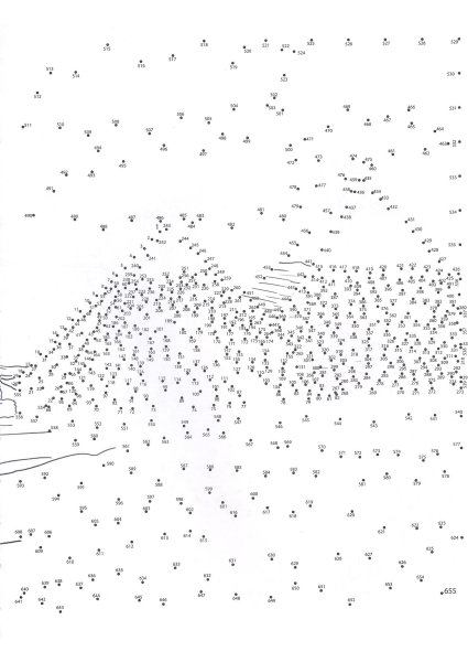 Рисование по цифрам сложные