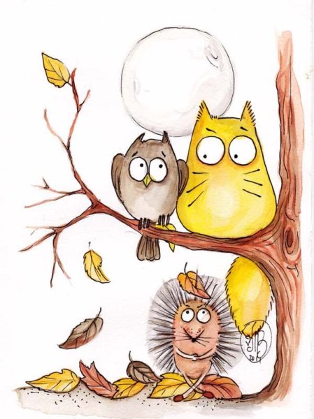 Котики Марии Ван Брюгген новый год