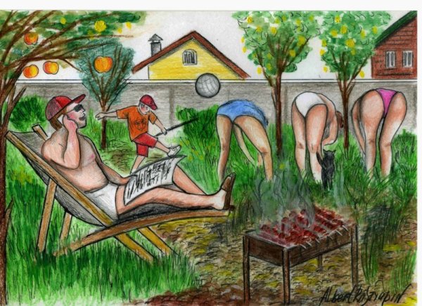 Отпуск на даче