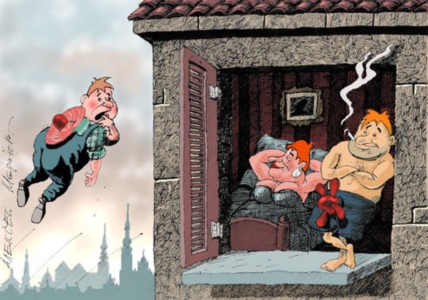 Карлсон карикатура