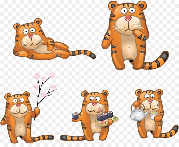 Забавные тигрята рисунки