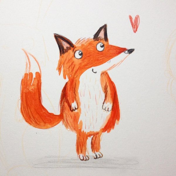 Лисенок иллюстрация