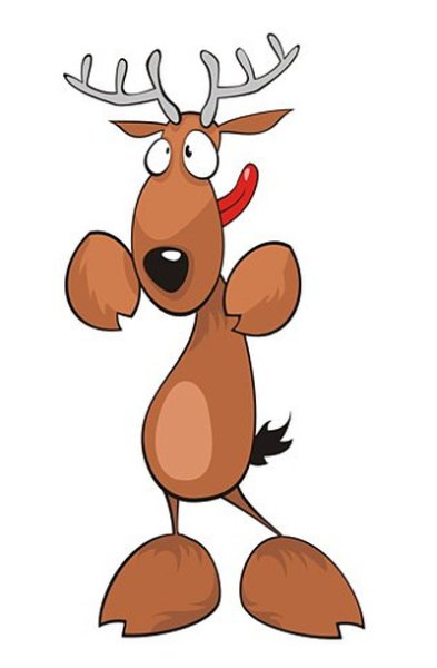Смешные мультяшные олени