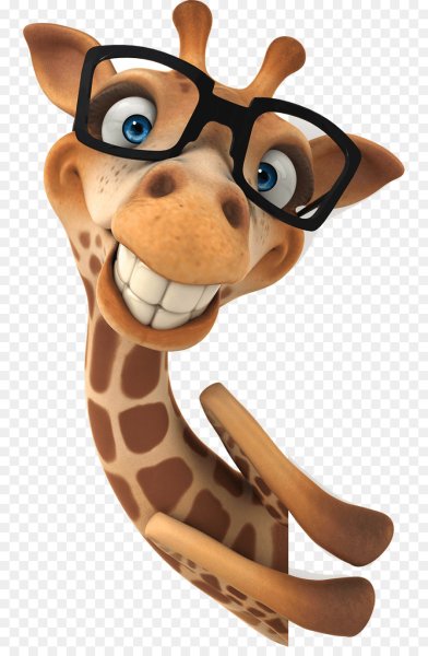 Прикольный Жираф