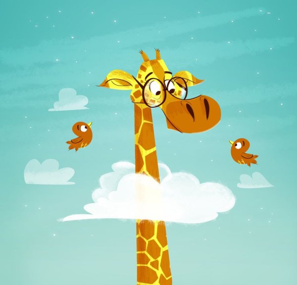 Жирафики милые рисуночки