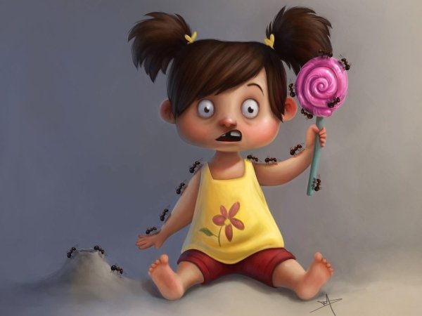 Смешные мультяшные герои