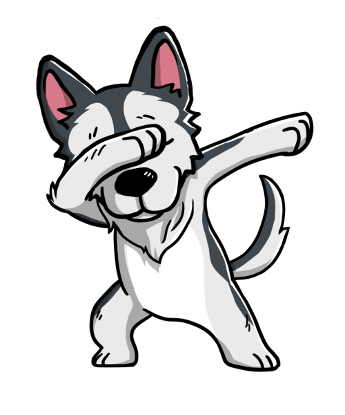 Хаски мультяшные