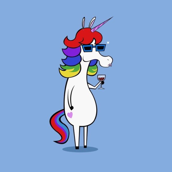 Единорог прикольный