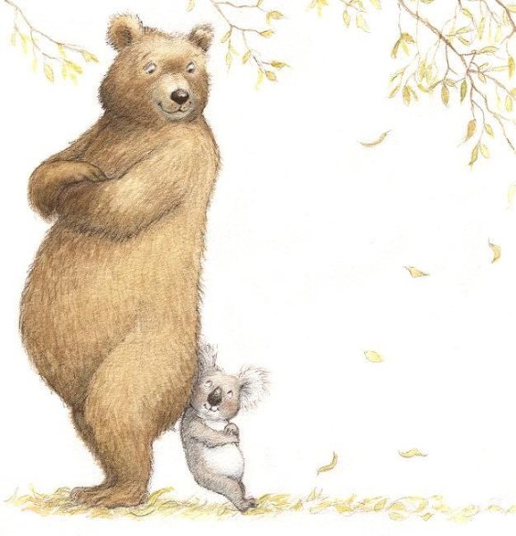 Иллюстрации Петры Браун медведи