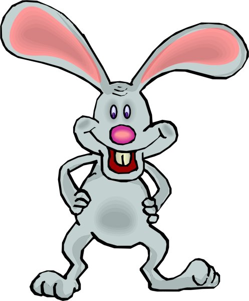 Заяц мультяшный
