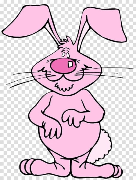 Заяц смешной мультяшный