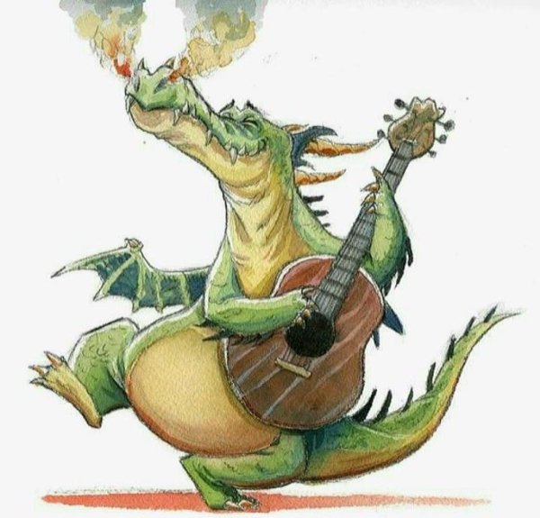 Смешной дракончик