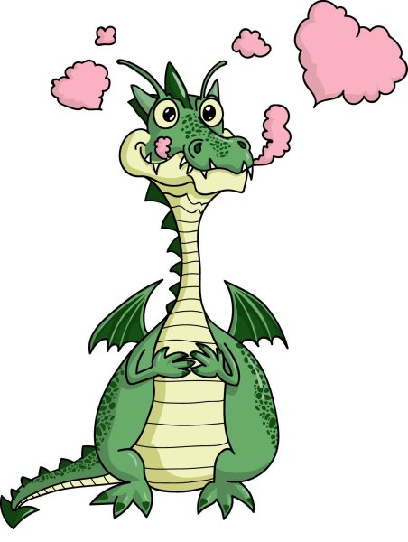 Прикольный дракончик