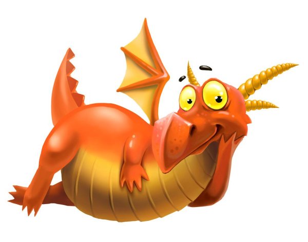 Смешной дракон