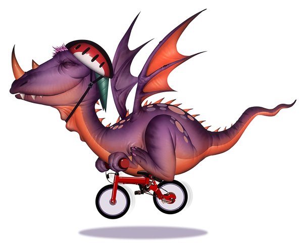 Смешной дракончик