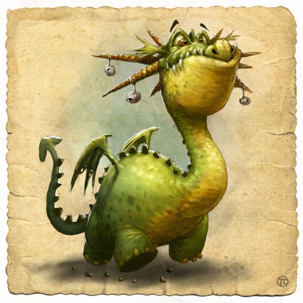 Забавный дракончик