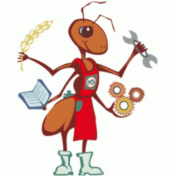 Трудолюбивый муравей иллюстрация