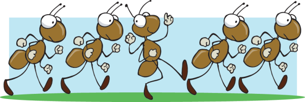 The Grasshopper and муравей