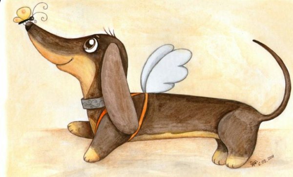 Мультяшные таксы