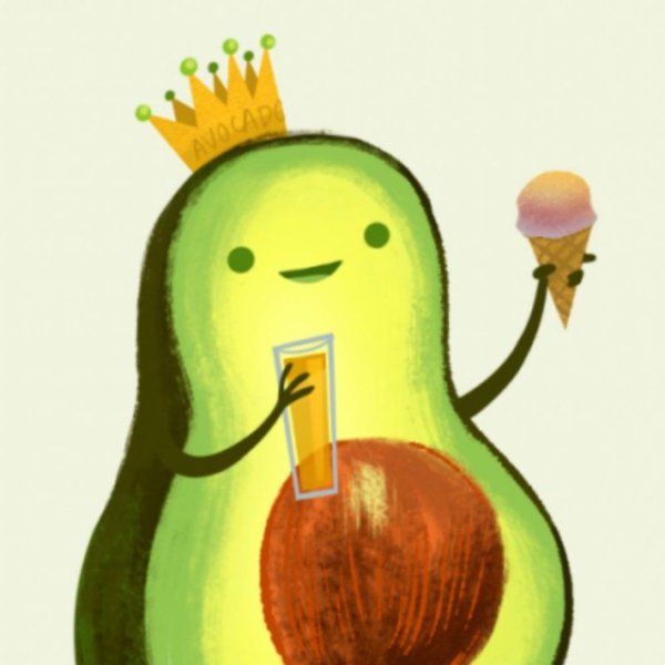 Веселый авокадо