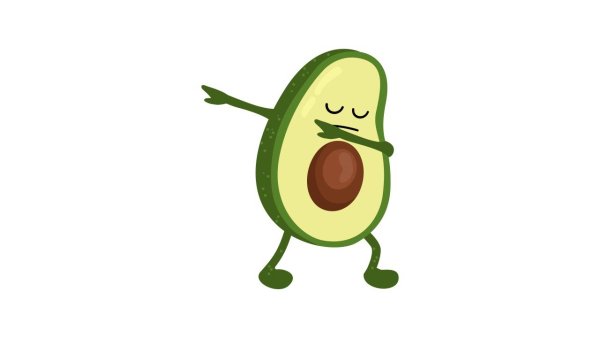 Авокадо прикольные