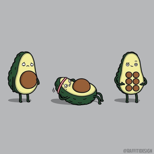 Смешные авокадо