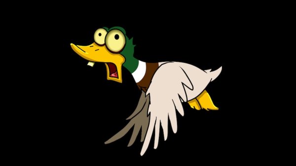 Утка мультяшная