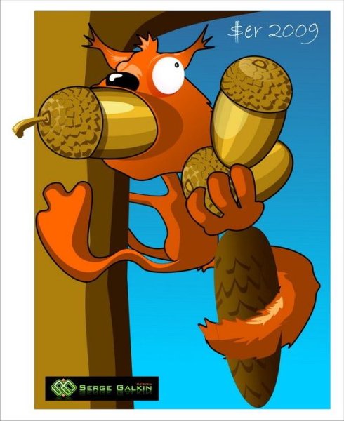 Смешные белки рисунки