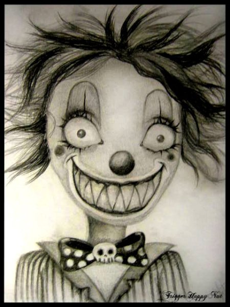 Клоуны мультяшные и страшные