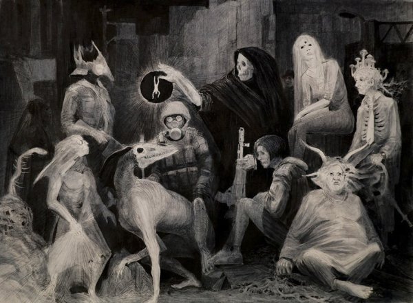 Жуткие средневековые картины