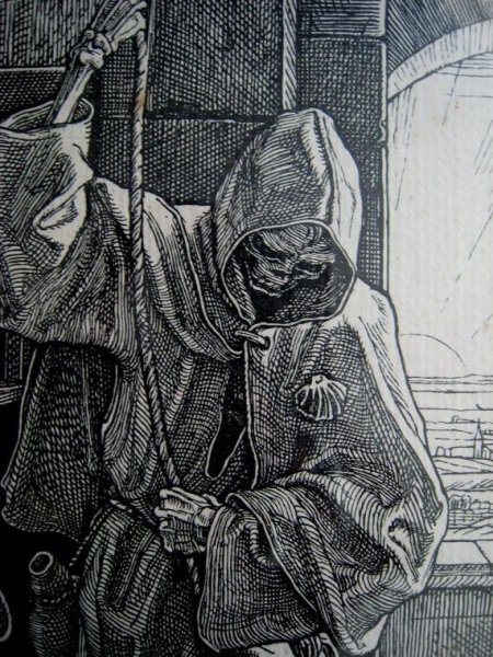 Скелет молится