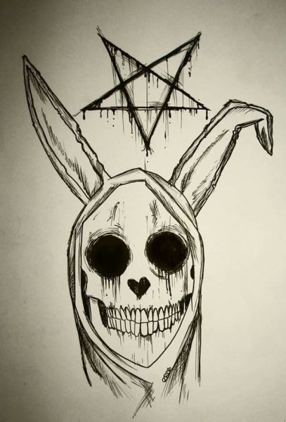 Арты карандашом страшные