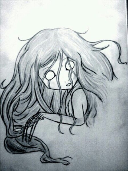 Поэтапное рисование вампира