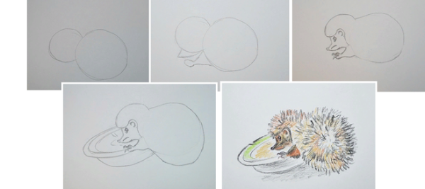 Страшный рассказ рисунок