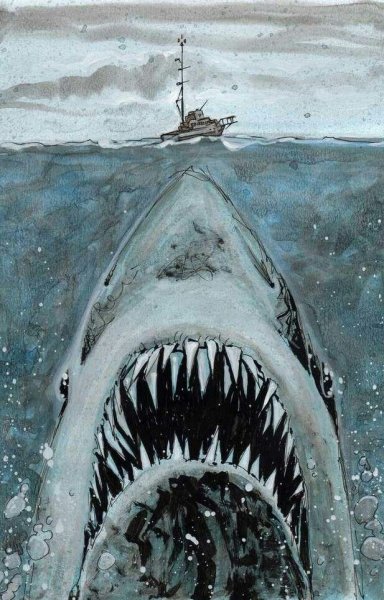 МЕГАЛОДОН карандашом