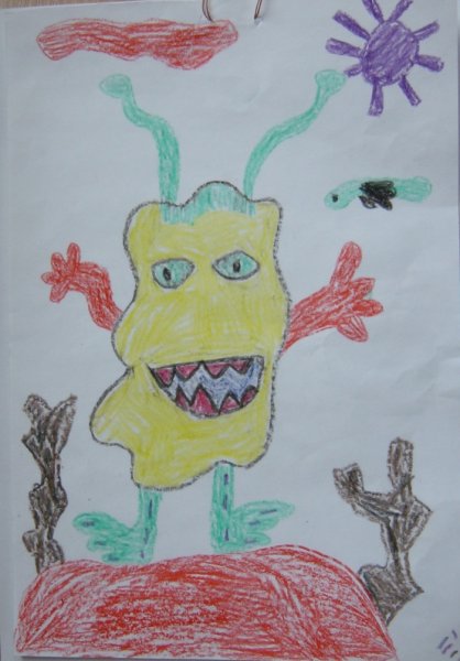 Детские рисунки ужастики