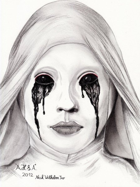 Страшные рисунки для срисовки