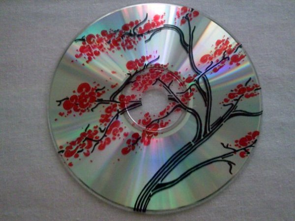 Роспись на CD дисках