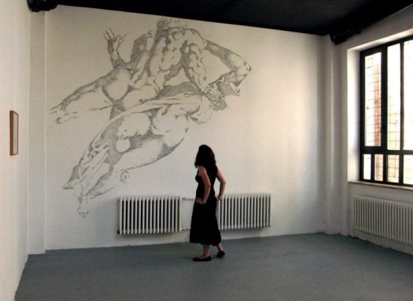 Современное искусство рисунок на стену