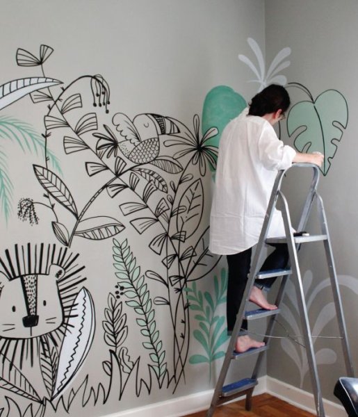 Раскрашенные стены